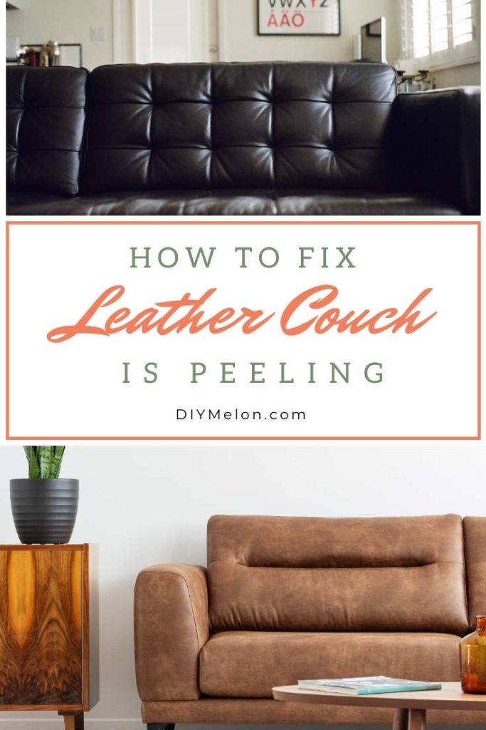 how to fix leather couch is peeling
