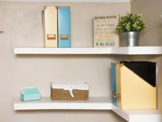 how to build a corner shelf