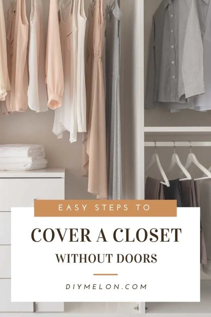 ways to cover a closet