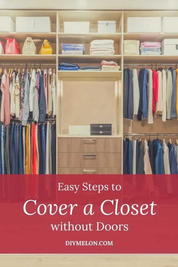 cover a closet without doors