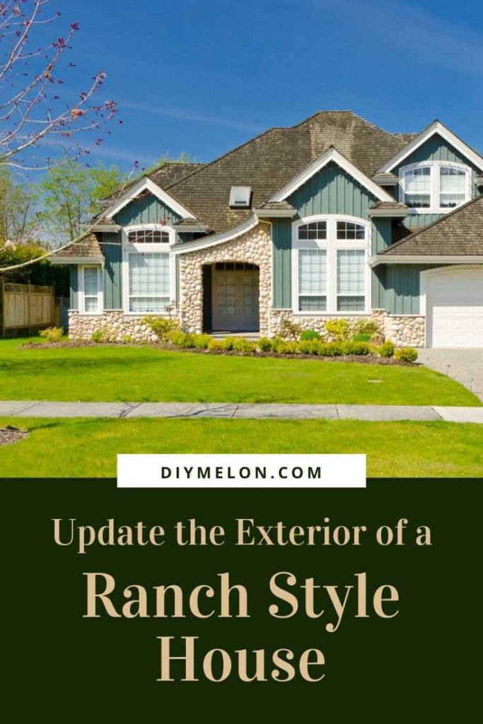 how to update the exterior of a ranch style house