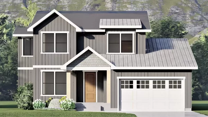 6-Bedroom 2-Story Home Plan With 2-Story Great Room and Bonus Basement Expansion (Floor Plan)