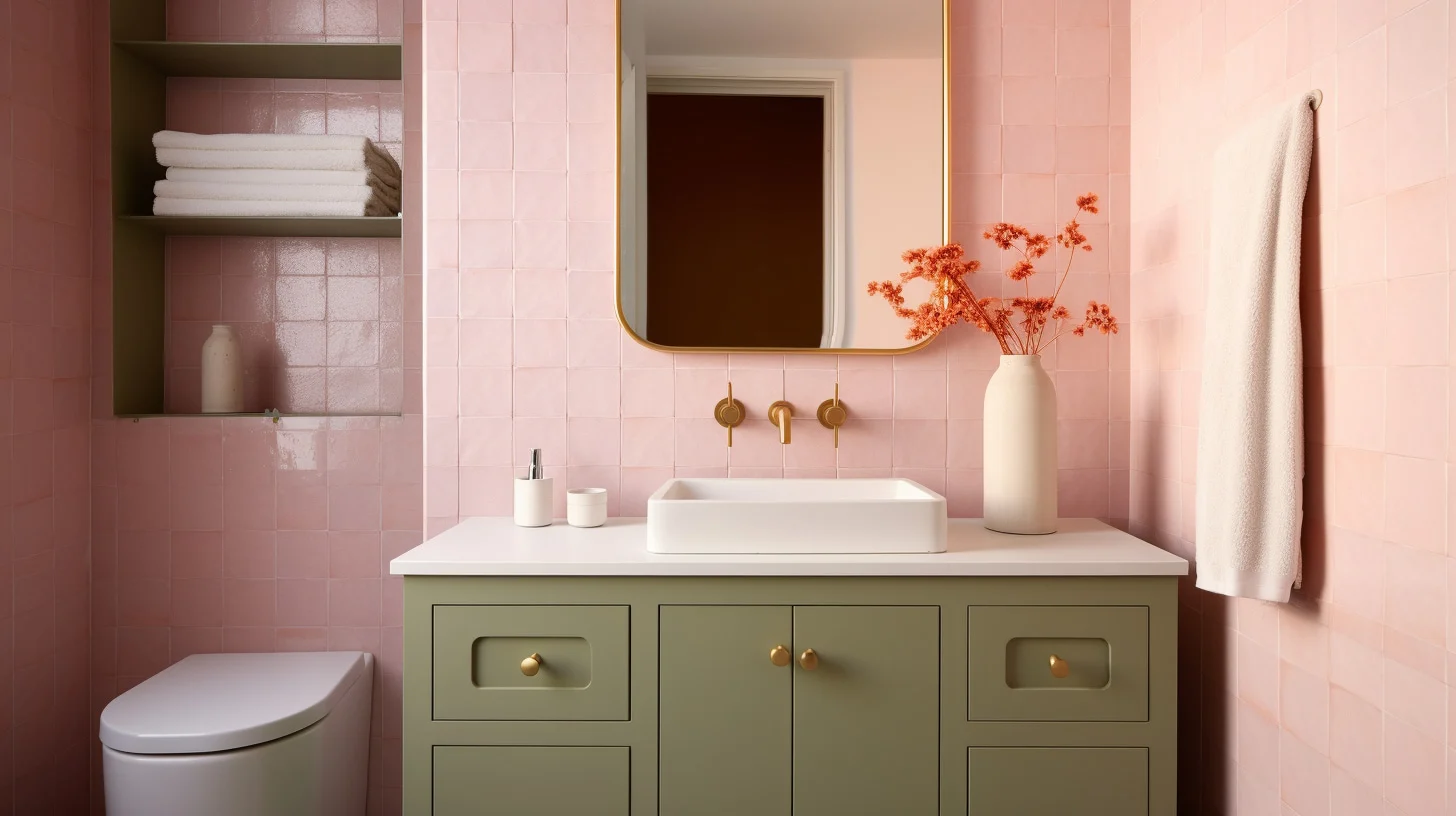 Soft Pastel Bathroom Tile