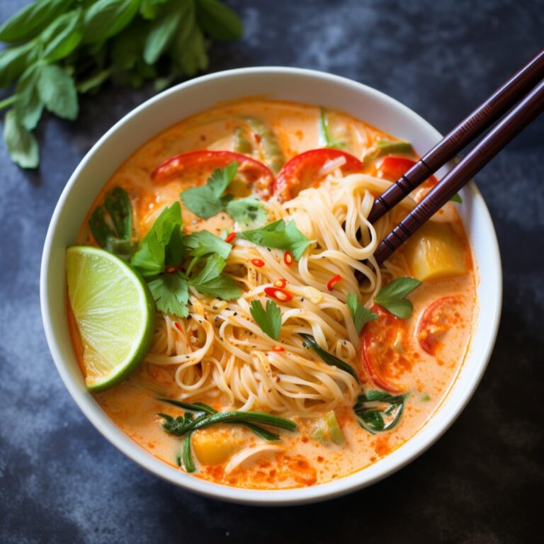 Thai Red Curry Noodle Soup