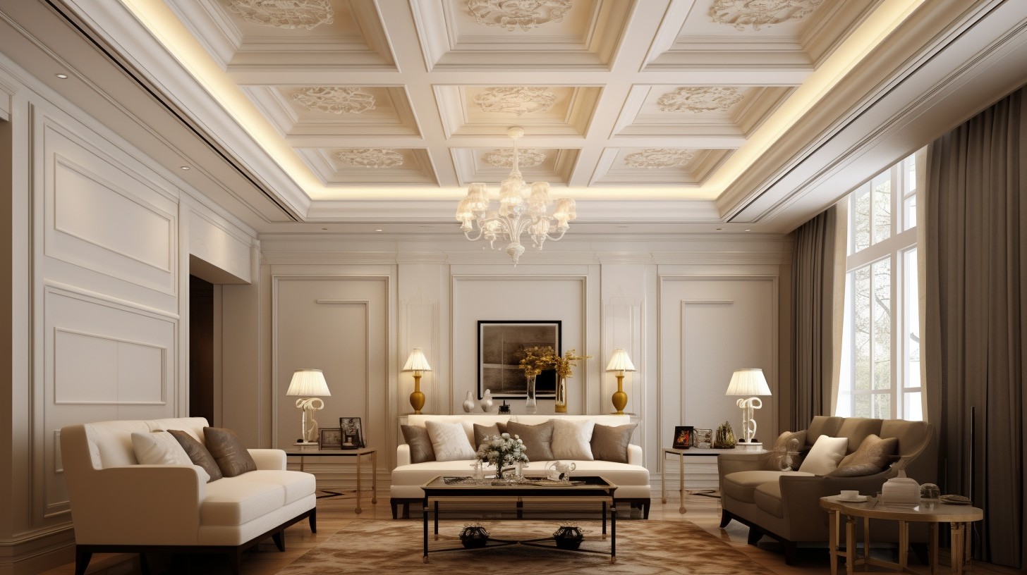 Classic Living Room Ceiling