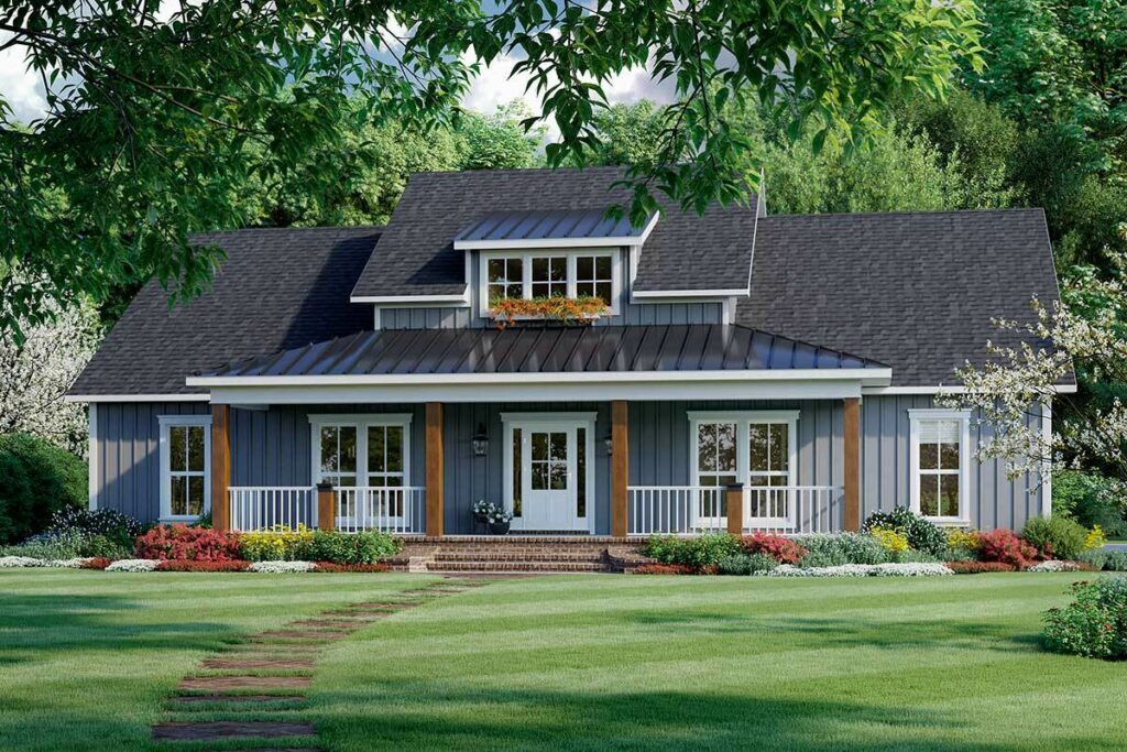 3-Bedroom Single-Story New American Farmhouse with Potential 4th ...