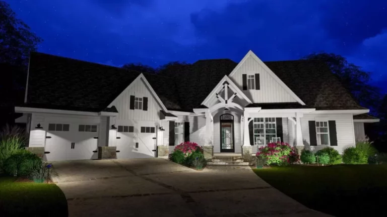 One-Story 4-Bedroom Craftsman House with Bonus Room (Floor Plan)