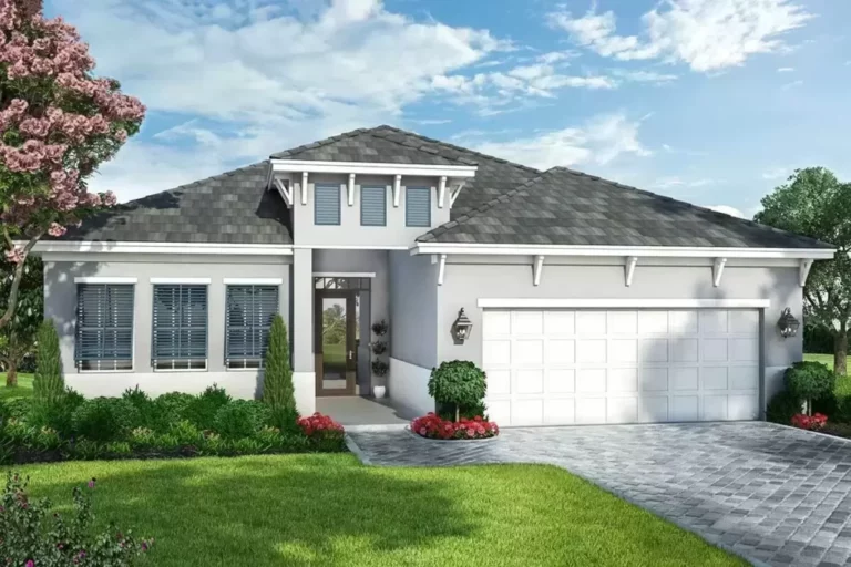 5-Bedroom 1-Story Energy-Saving House with Covered Lanai (Floor Plan)