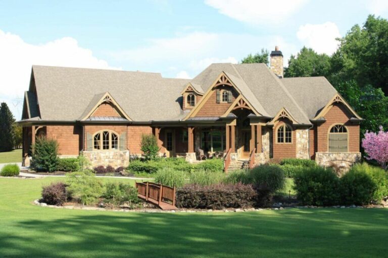 2-Story 5-Bedroom Storybook Craftsman House with Optionally Finished Walkout (Floor Plan)