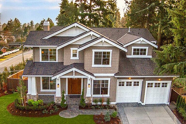 Luxurious 5–6 Bedroom 2-Story Modern Farmhouse With Walkout Basement and Balcony (Floor Plan)