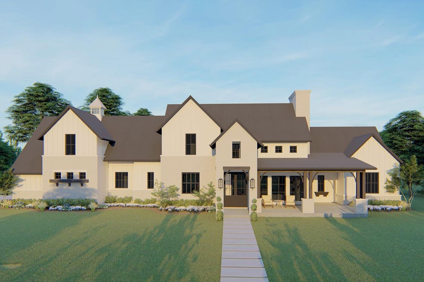 Farmhouse Reference 4-Bedroom 2-Story Modern Farmhouse With Expansive Outdoor Living and ...