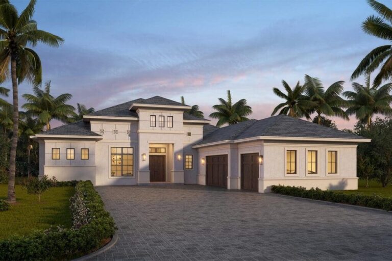 4-Bedroom 1-Story Coastal Home with Sizable Outdoor Living Area (Floor Plan)