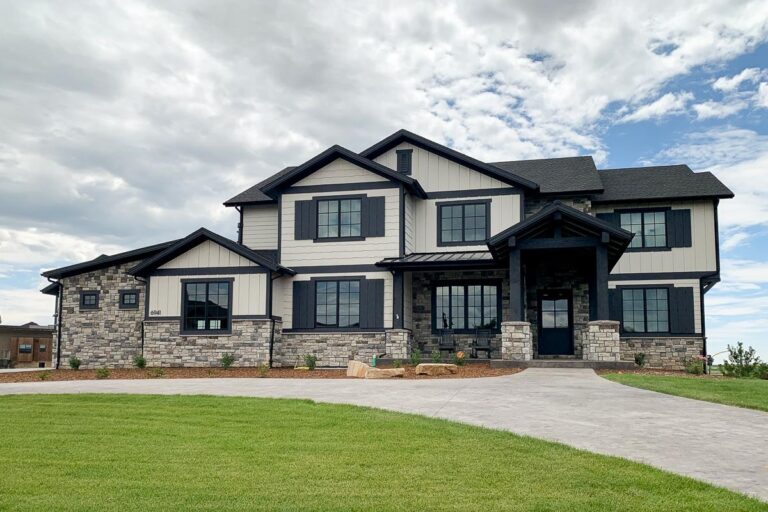 7-Bedroom 2-Story Luxury Farmhouse With Multiple Outdoor Living Spaces (Floor Plan)