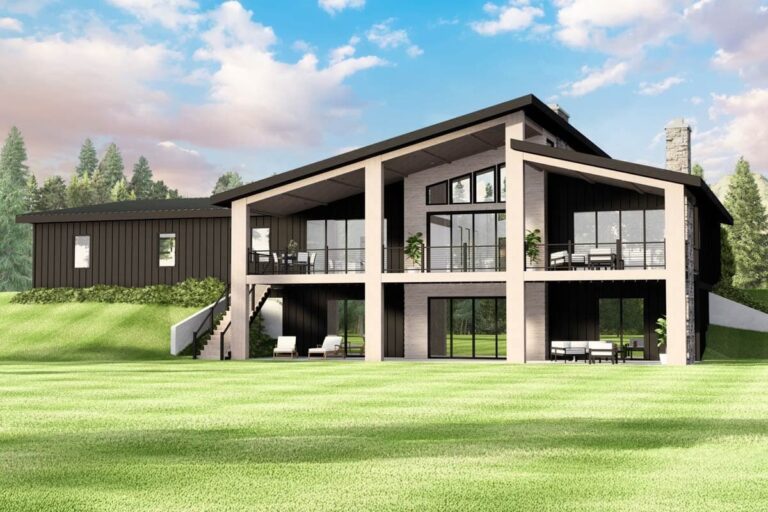 Charming 3-Bedroom Modern Farmhouse with Spacious Covered Patio (Floor Plan)