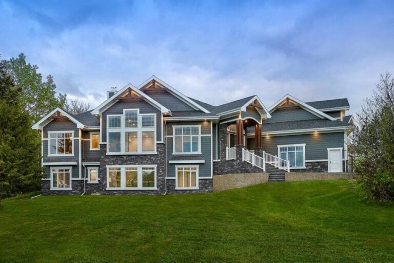 2-Story 5-Bedroom Country Craftsman Home with Man Cave (Floor Plan)