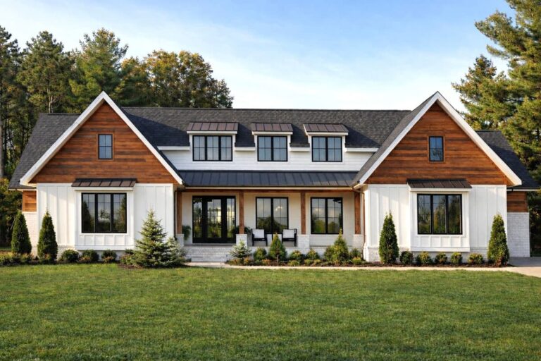 3-Bedroom 1-Story Transitional Modern Farmhouse with Private Home Office and Expansive Open Layout (Floor Plan)