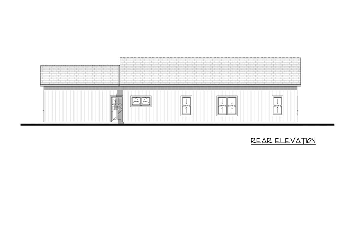 Plan 850049PKE: Barndominium Farmhouse House Plan with 3 Bedrooms and 1632 Square Feet - Image #12 - Barndominium, Contemporary, Craftsman, Modern Farmhouse