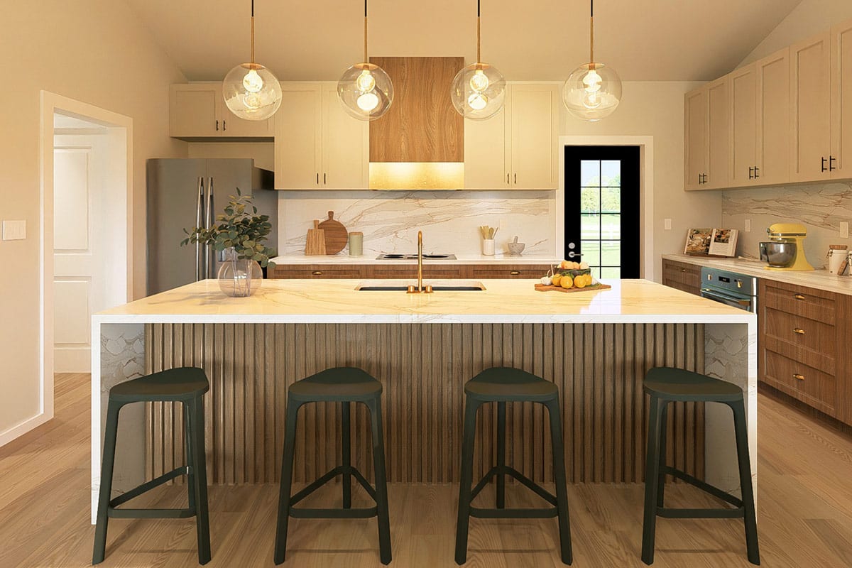 Plan 67855MG: Modern Farmhouse House Plan with Split Bedroom Layout and Carport - Image #12 - Country, Craftsman, Farmhouse, Modern Farmhouse, Ranch